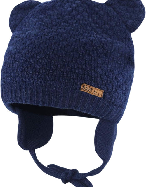 Load image into Gallery viewer, Baby Hat Cute Bear Infant Toddler Earflap Fleece Lined Beanie Warm Caps for Fall Winter
