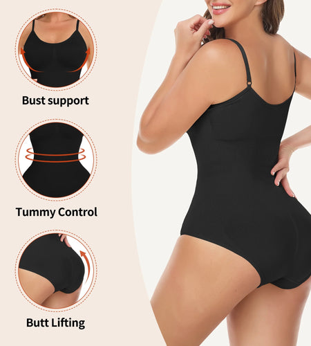 Shapewear for Women Tummy Control Body Shaper Snatched Waist Body Suit