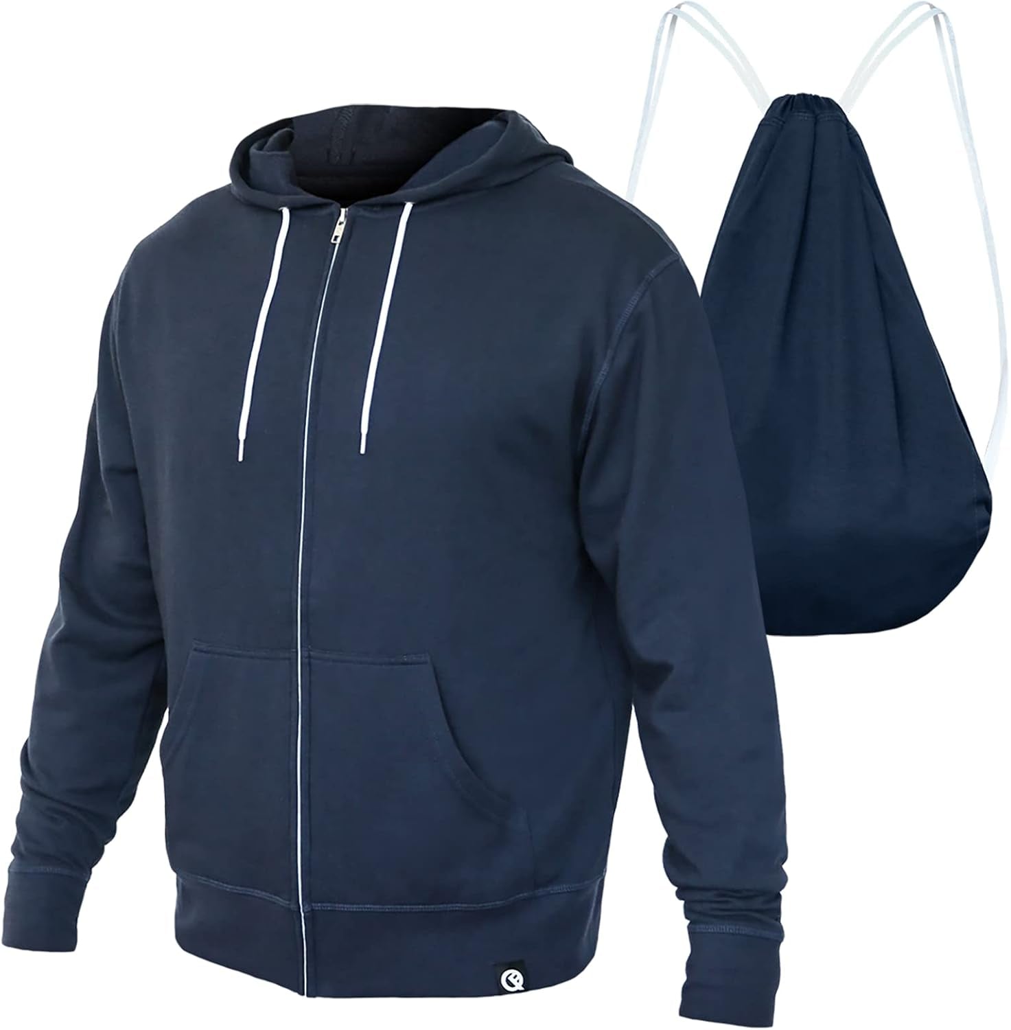 2-In-1 Reversible Backpack Hoodie (As Seen on SHARK TANK) Unisex Full-Zip Hero Hoodie Lite