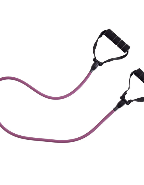 Load image into Gallery viewer, Resistance Tube Exercise Band, Medium Resistance, Purple
