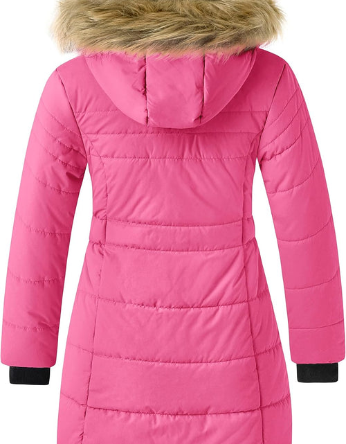 Load image into Gallery viewer, Girls' Long Winter Coat Parka Water Resistant Warm Puffer Jacket
