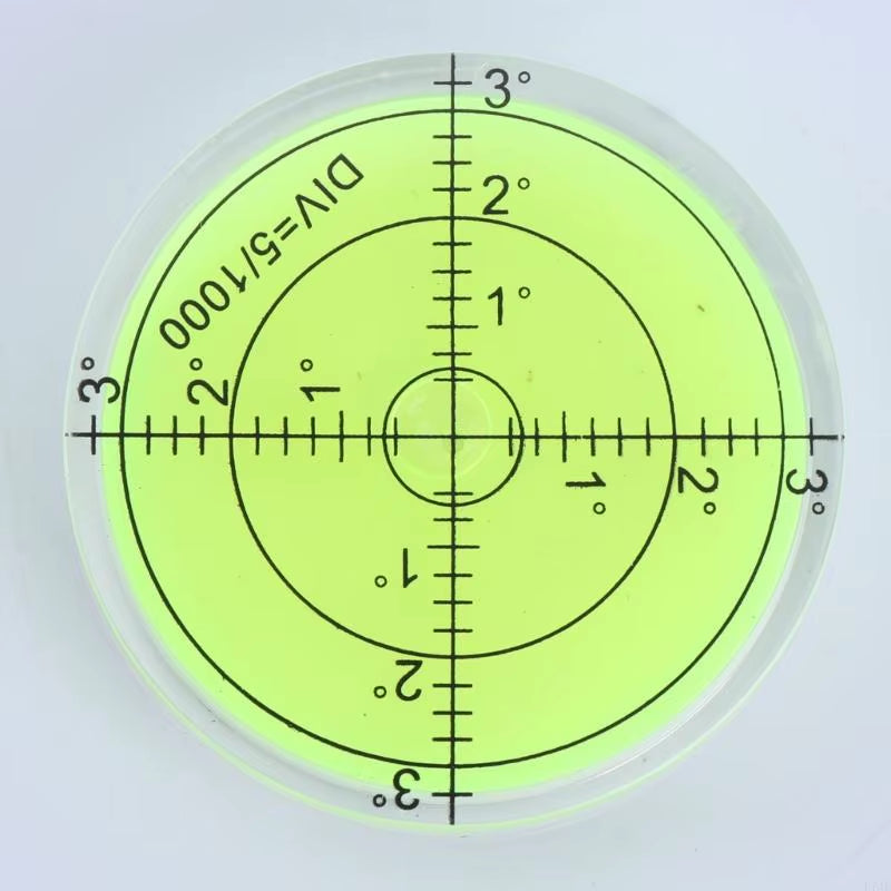 PrecisionPro 60MM PMMA Bubble Level – Accurate Surface Measurement Tool for Perfect Alignment