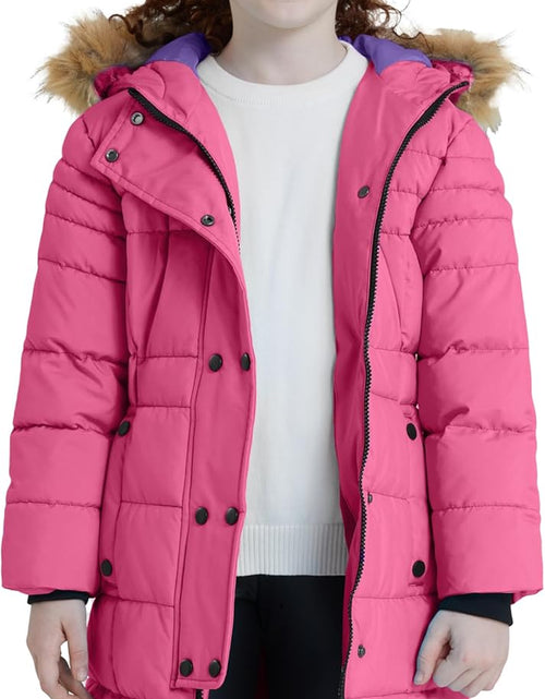 Load image into Gallery viewer, Girls' Long Winter Coat Parka Water Resistant Warm Puffer Jacket
